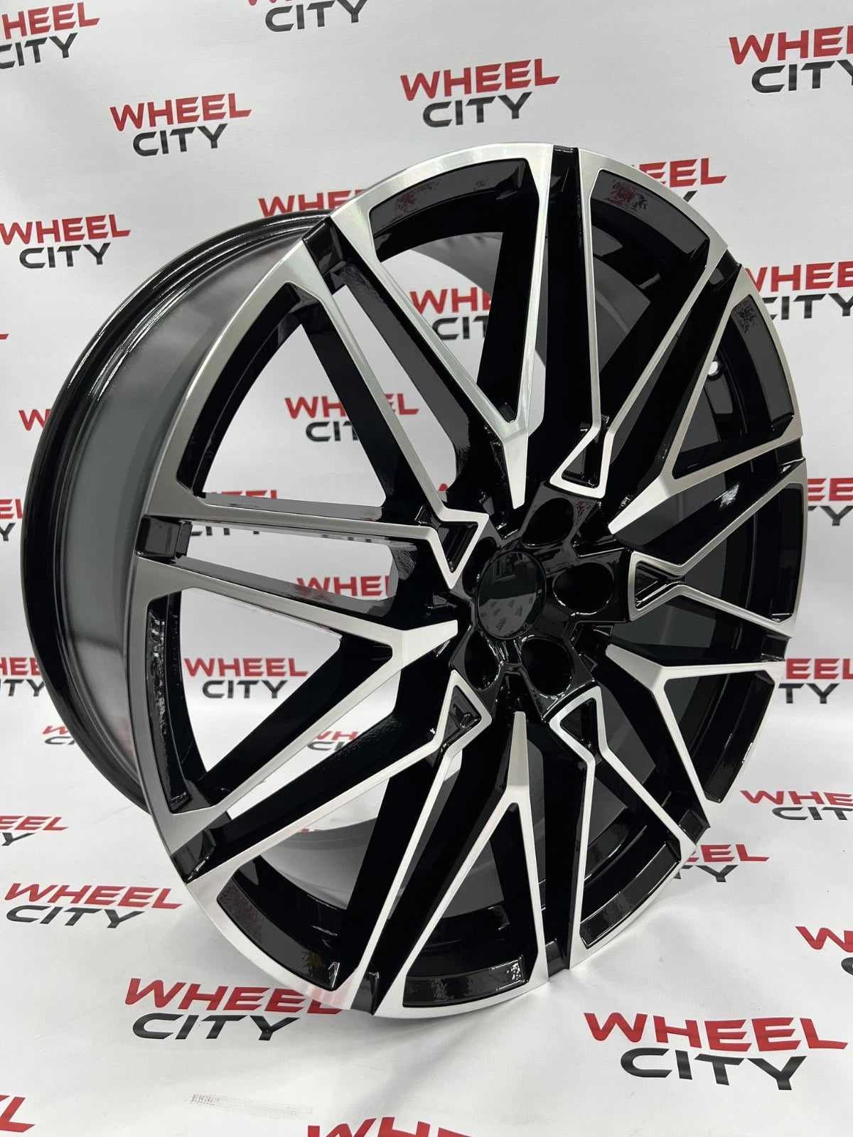 22" 818m BMW Style Black Polished Alloys