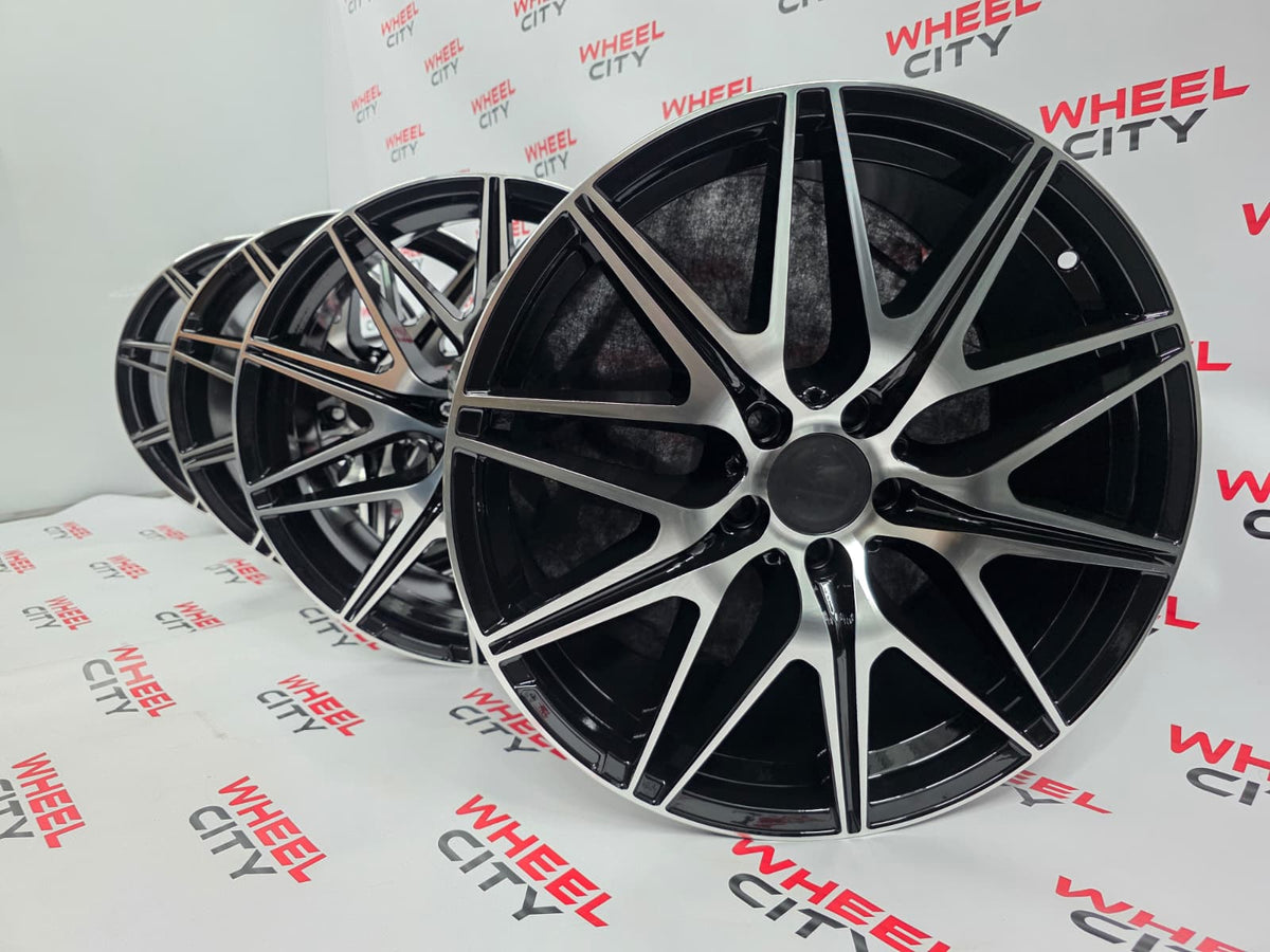 19" Mercedes Black Polished New AMG Style Alloys