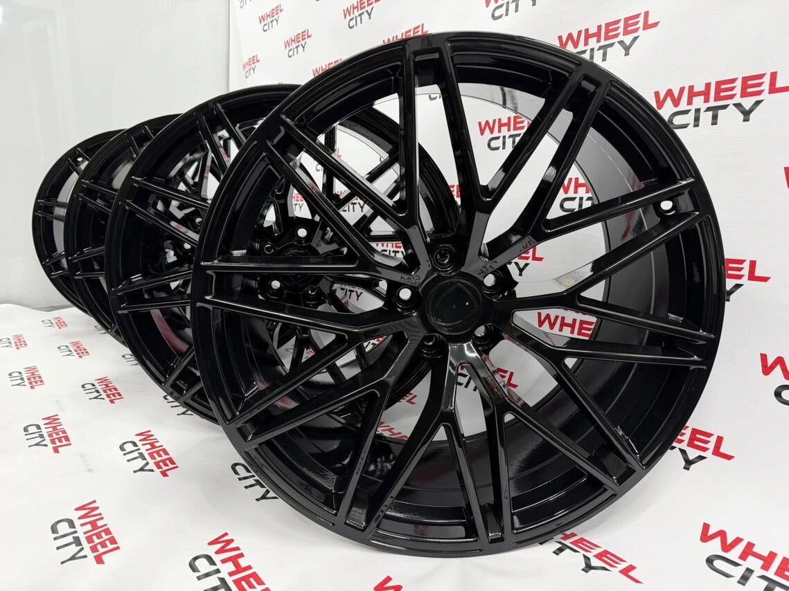 21" Porsche Macan Style Alloys Gloss Black