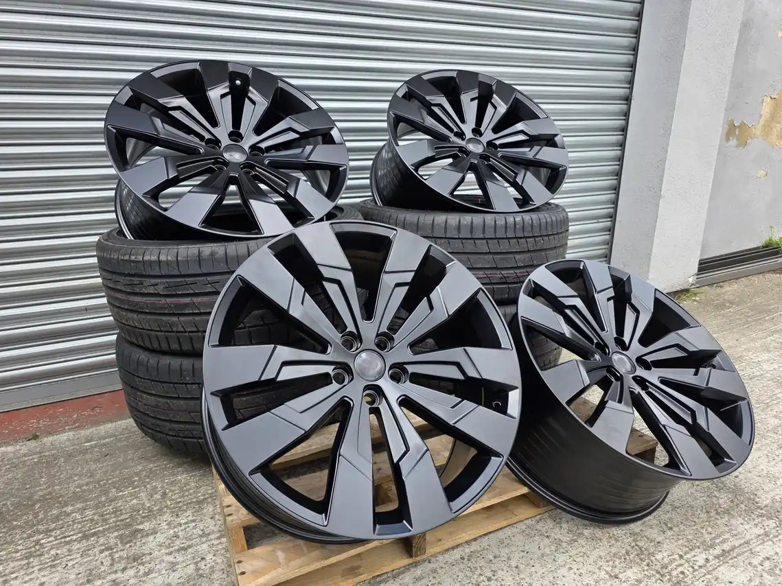22" Land Rover/ Range Rover WX1 Style Satin Black Alloy Wheels