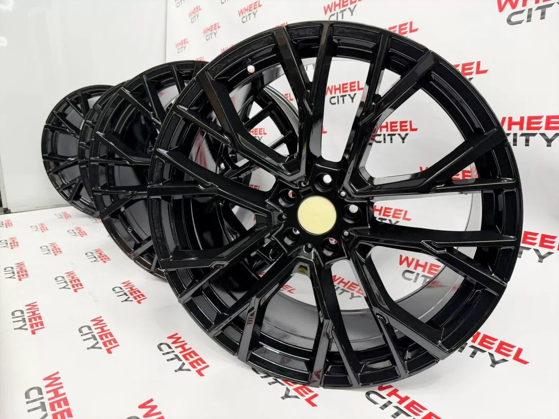 22" 809m BMW Style Gloss Black Alloys