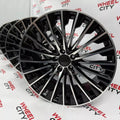 20" Mercedes New Turbine Style Black Polished