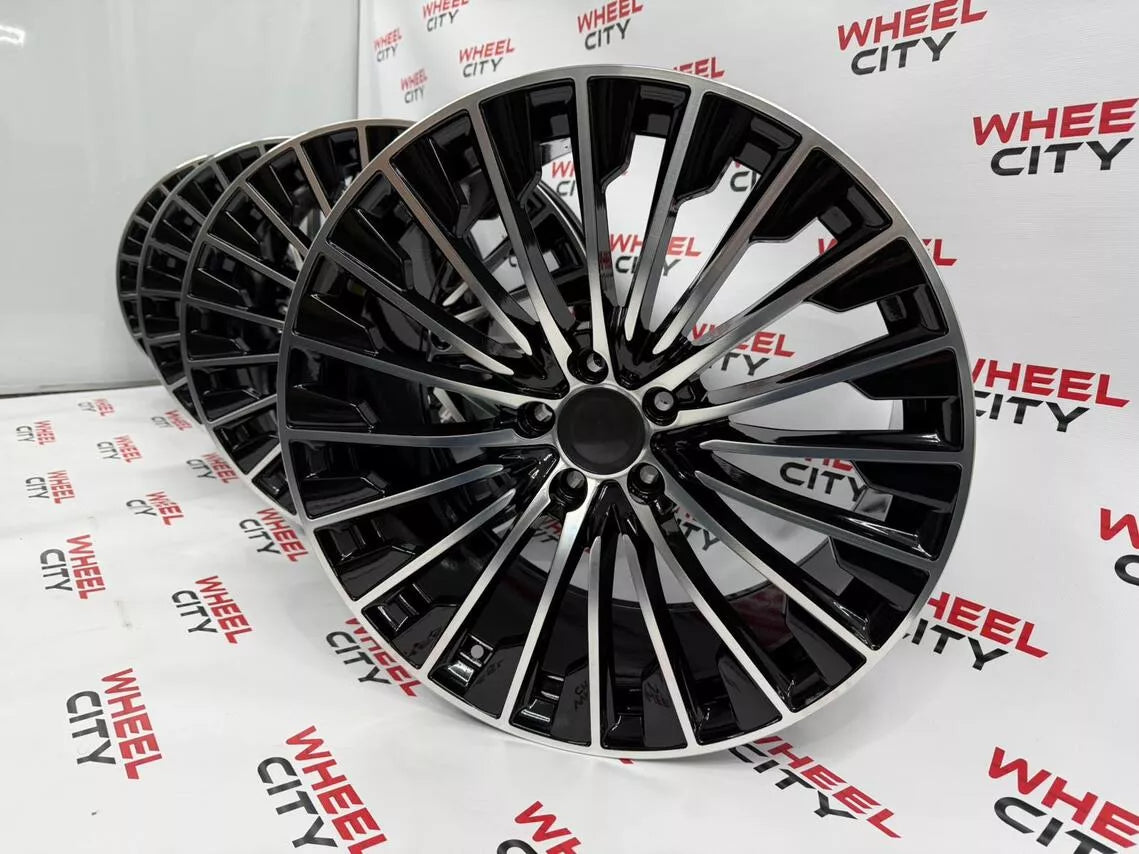 20" Mercedes New Turbine Style Black Polished