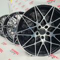 19" BMW 666m Style Black Polished Alloys