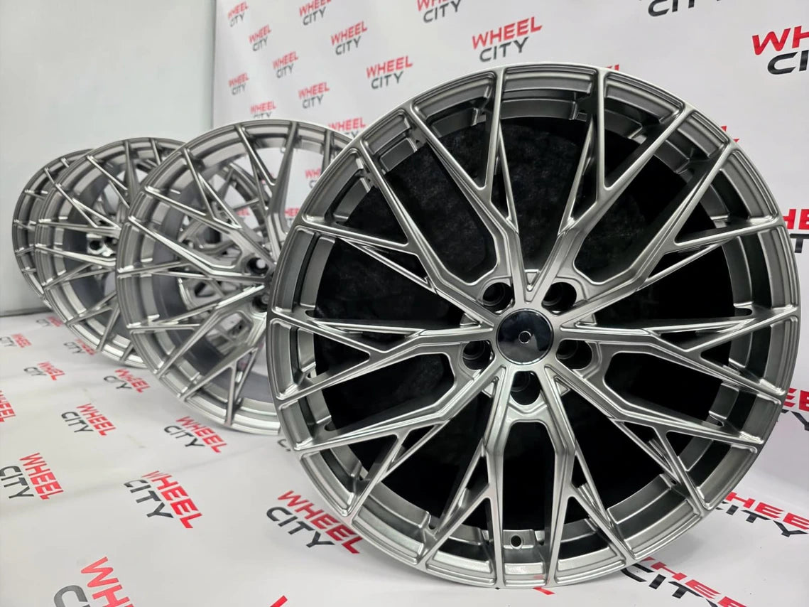20" Audi WC3 Hyper Black Alloys