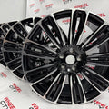 22" Range Rover/Land Rover Style Black Polished Alloys
