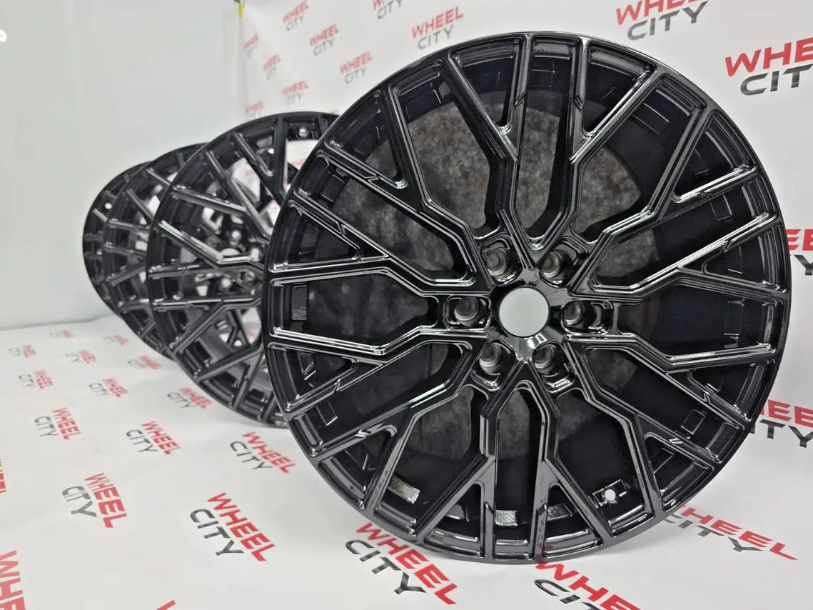 20" VW Transporter T7 WC2 Gloss Black Alloy Wheels 6X120