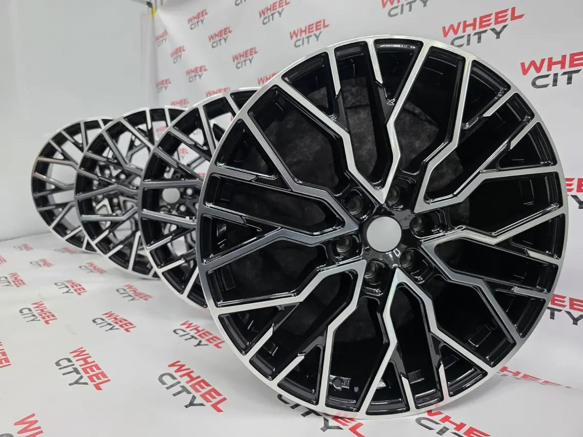 20" New Ford Transit WC2 Black Polished Alloy Wheels 6x120