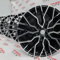 20" VW Transporter T7 WC2 Black Polished Alloy Wheels 6X120