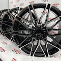 22" 818m BMW Style Black Polished Alloys