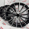 19" Mercedes Black Polished Turbine Style