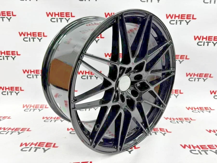 18" BMW 666m Style Gloss Black Alloys